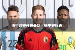 德甲联赛预报最新（德甲赛程表）